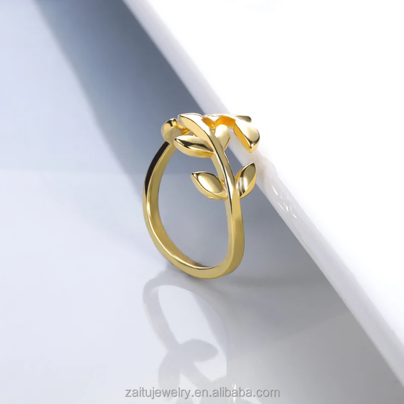 

Trendy elegant open resizable women matte leaf branch 18K gold stainless steel rings jewelry women, Gold,rose gold,platinum