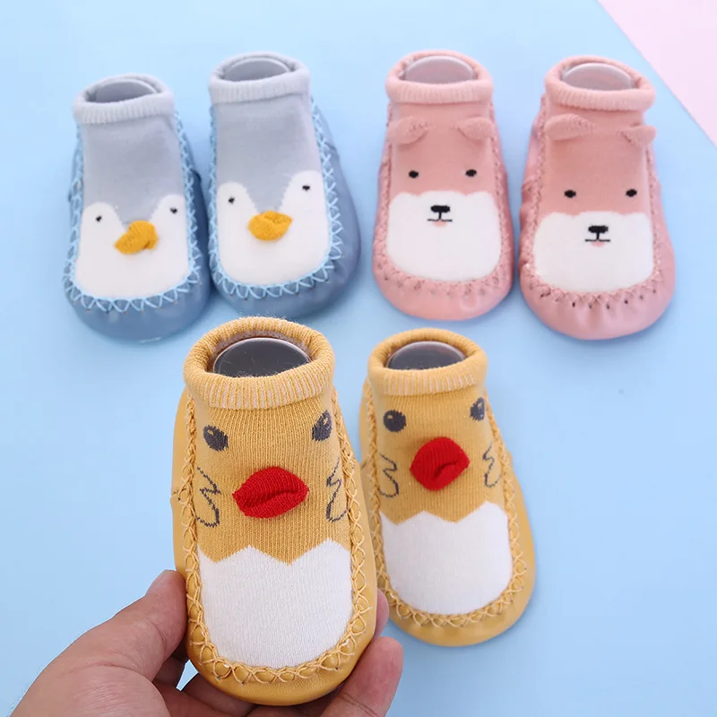 

2021 new Spring and summer new baby's skin bottom antiskid toddler thick cotton floor baby socks