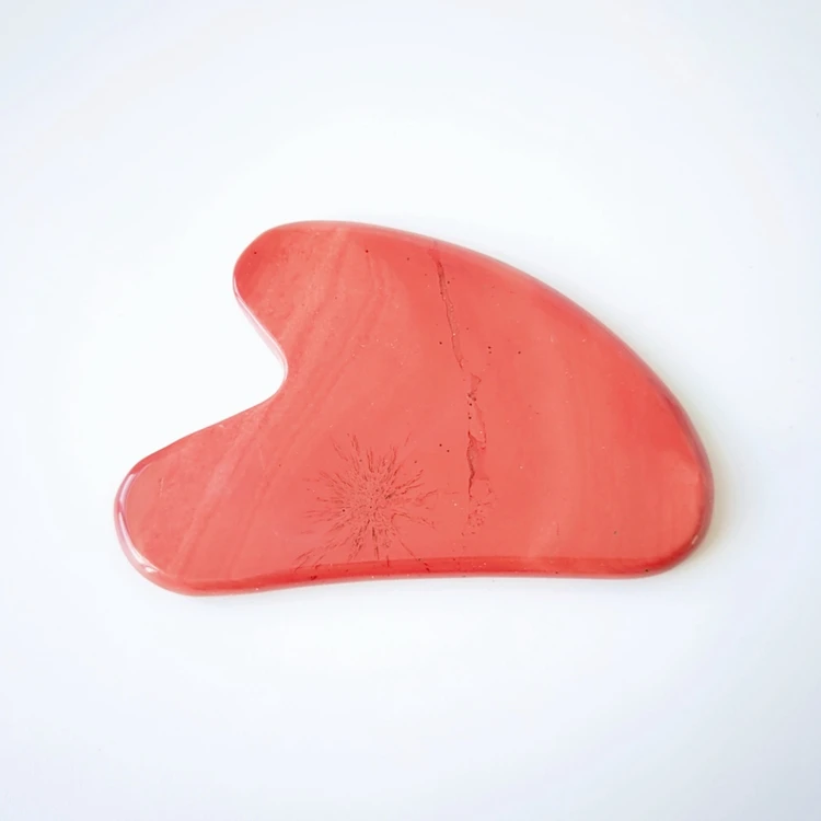 

natural therapy health care product natural red jasper gua sha board