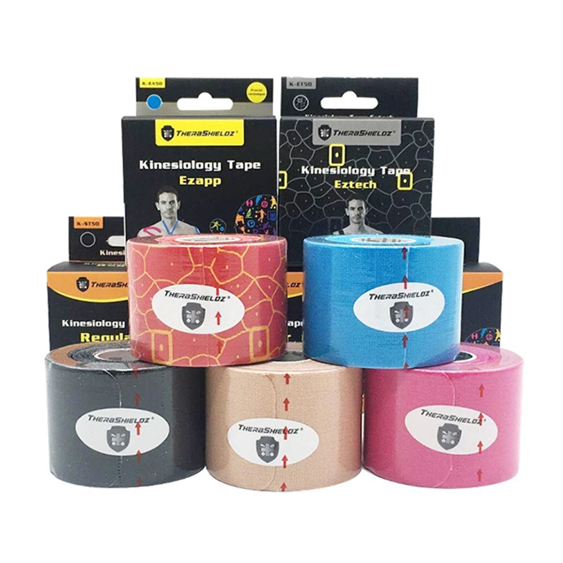 

Muscle Bandage Sports Cotton Elastic Adhesive Strain Injury Tape Knee Muscle Pain Relief Kinesiology Tape, All kinds of