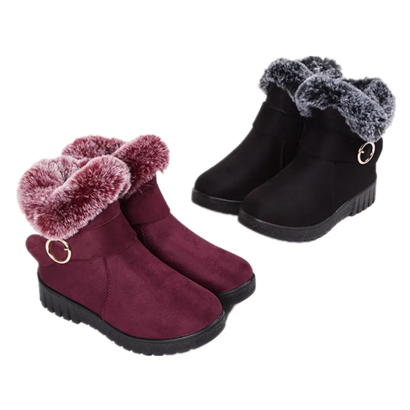 

Exquisite workmanship, comfortable warm women's shoes,black snow boots