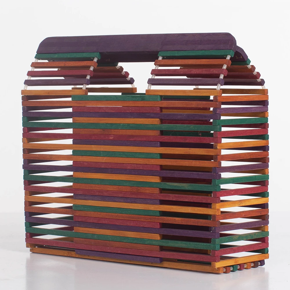 

Bamboo Bag Rectangular Shape Color Design