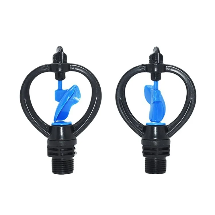 

360 Degree 1/2" 3/4" Rotating Rainy Sprinkler Garden Agriculture Irrigation Automatic Watering Rotary Spray Nozzle Sprayer