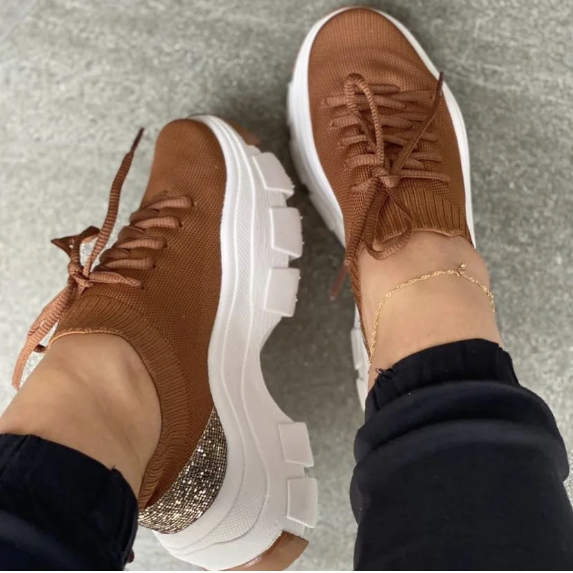 

BUSY GIRL LA2339 2021 New fashion breathable women shoes casual shoe designer walking outdoor shoess sneakers