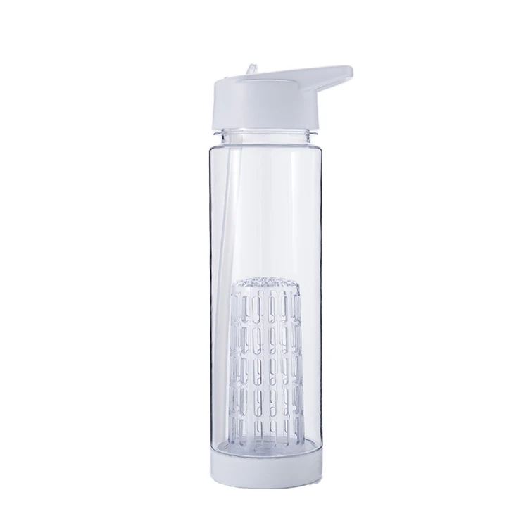 

IN STOCK TV show love white top tritan plastic fruit infuser bottle BPA free, Customized color