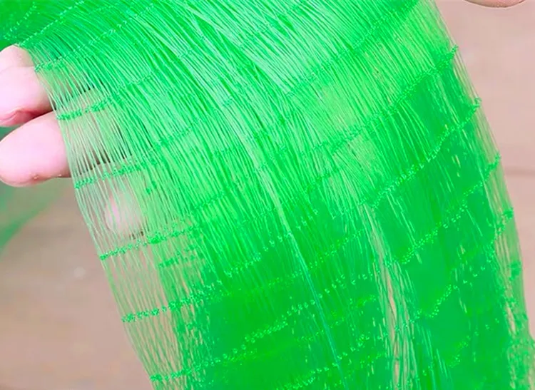 美式风格飞盘绿色单尼龙鱼网抽绳鱼网投掷渔网