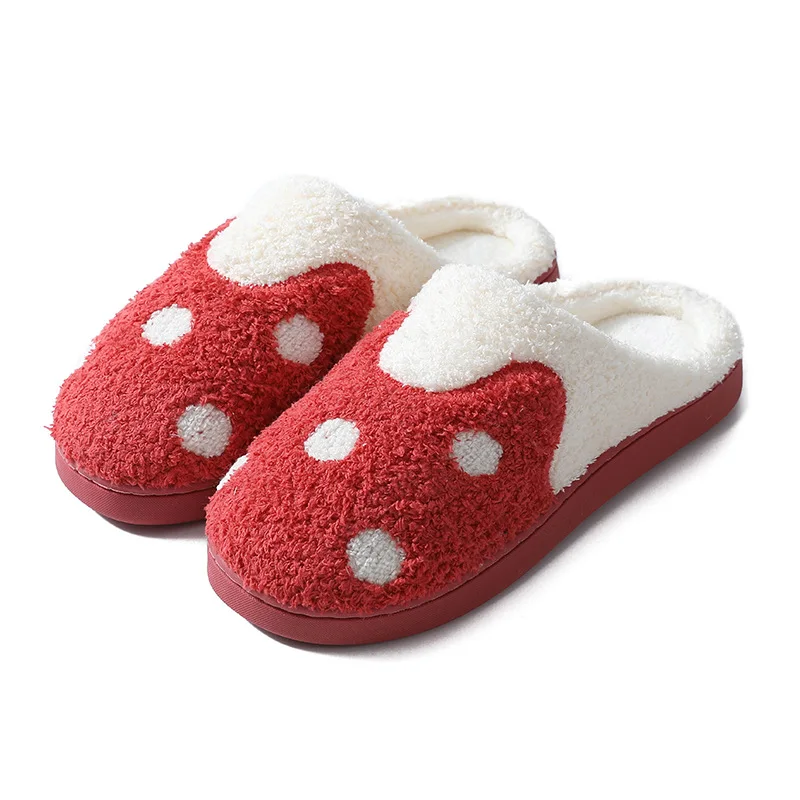 

Womens Indoor Warm Cotton Slippers Winter Cotton Soft Slipper Indoor, Red,pink,blue,green,grey