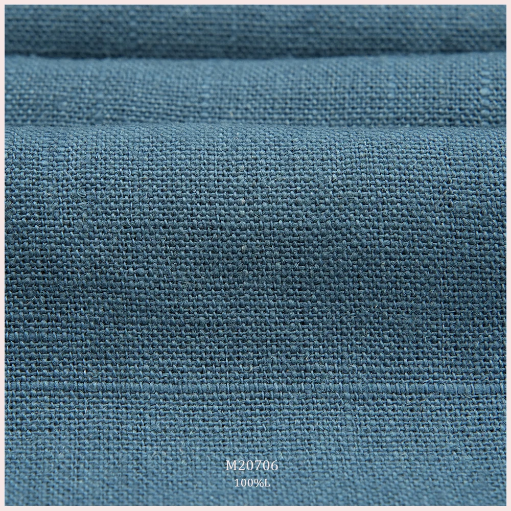 Classic Elegance 100% Linen Upholstery Fabric for Curtain Sofa Pillow Panel