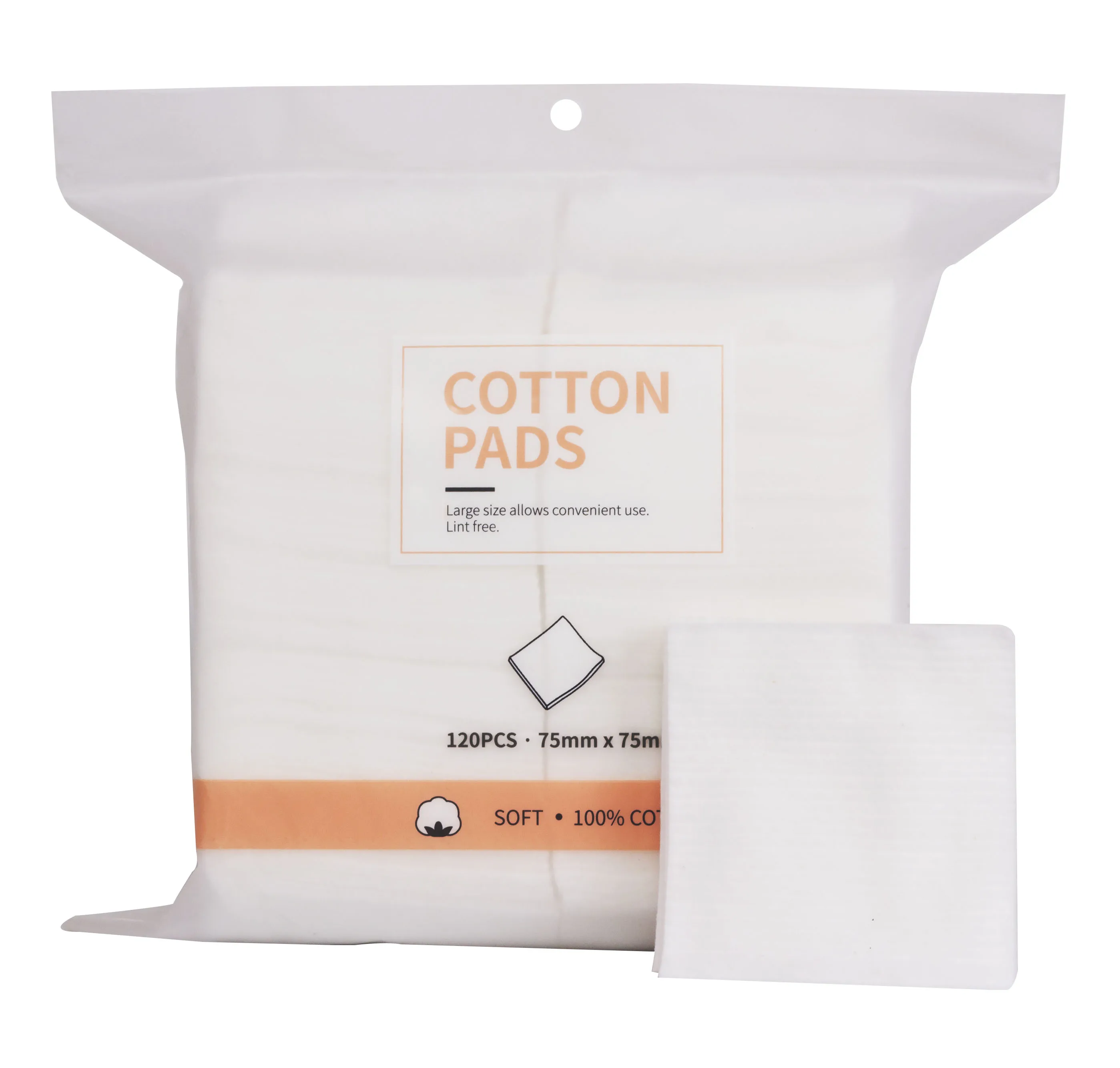 Factory Oem Processing Disposable Cotton Pad Square Cotton Pad Removal