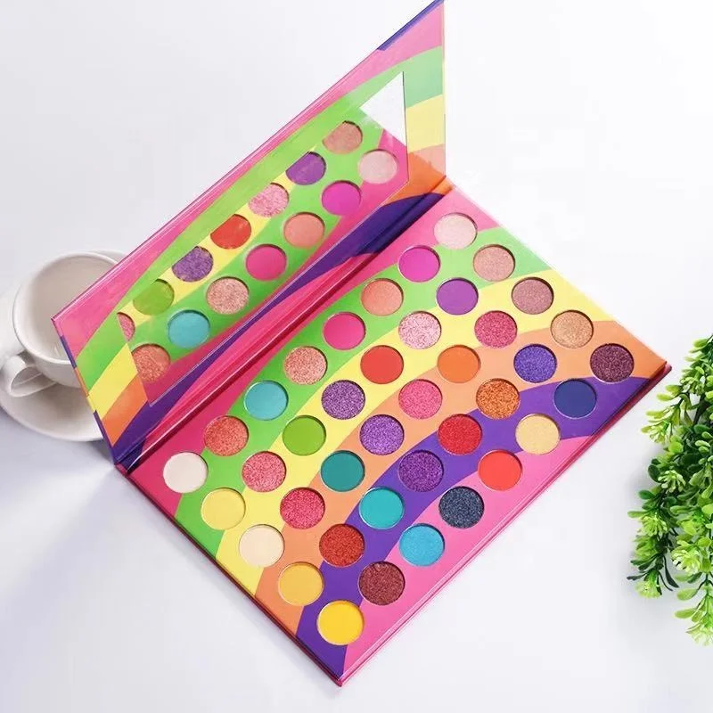 

High Pigment Rainbow Eye Shadow 40 Color Eyeshadow Palette Private Label, Customized