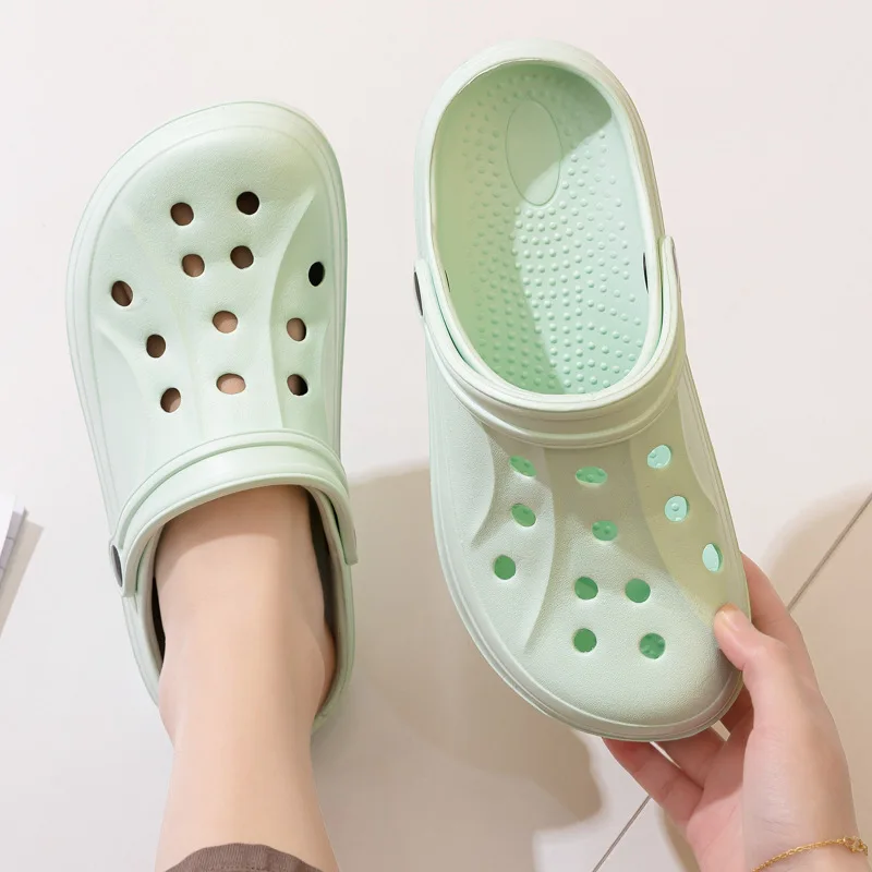 

2021 Factory Wholesale Custom Slides Summer Anti-Slippery Breathable Unisex Garden Nurse Clogs Shoes EVA Croc Clog, Picture