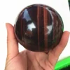 Wholesale High Quality Polished Natural Rock Red Tiger Eye Crystal Ball Healing For Decoration