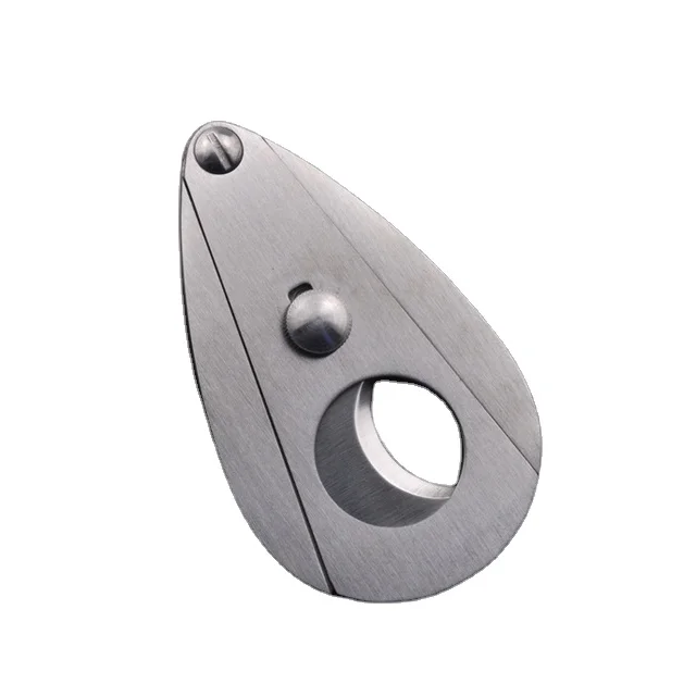 

Stainless Steel Cigar Cutter,Water Drops Shape Stainless Steel Cigar Cutter