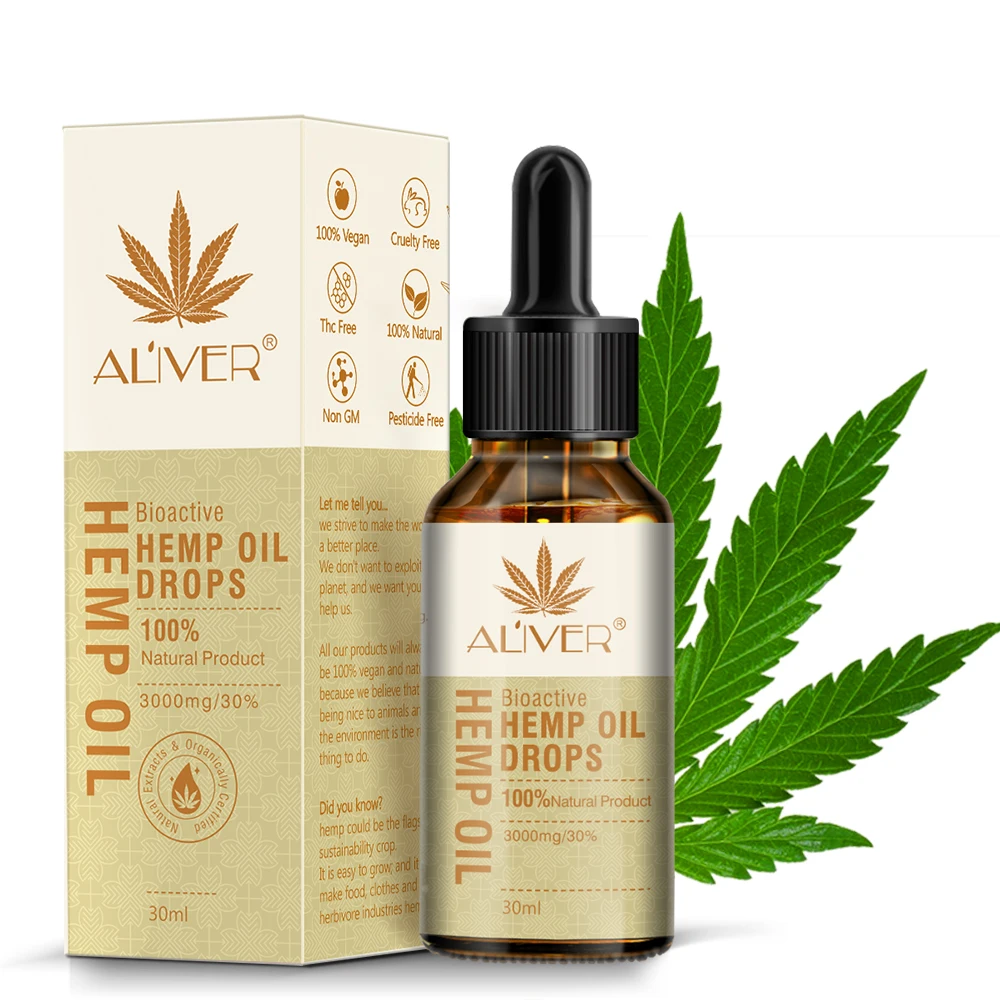 

Aliver Hemp Oil 3000mg for relieve fatigue and help sleep