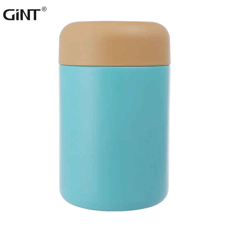 

Cute Small Food Soup Braised Jar Stainless Steel Foldable Spoon Lunch Box
