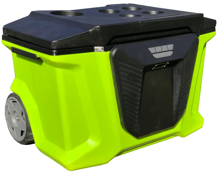 
Heavy Duty large capacity 58QT Trolly PE camping cooler bag 