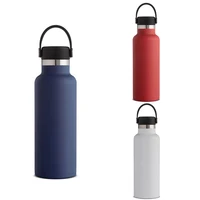 

20oz Blue Hydro Standard Mouth 600ml Stainless Steel Double Wall Insulated Sport Water Bottle Flask