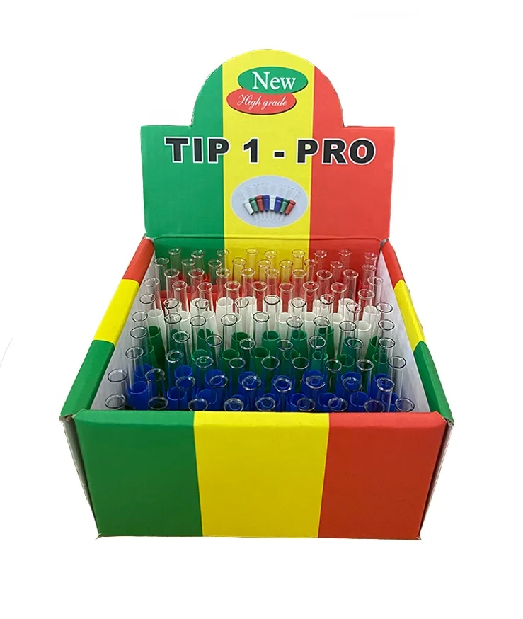 

2020 new cheap Pre rolled rolling glass cigar tips blunt holders hookah shisha smoking accessories, Customized
