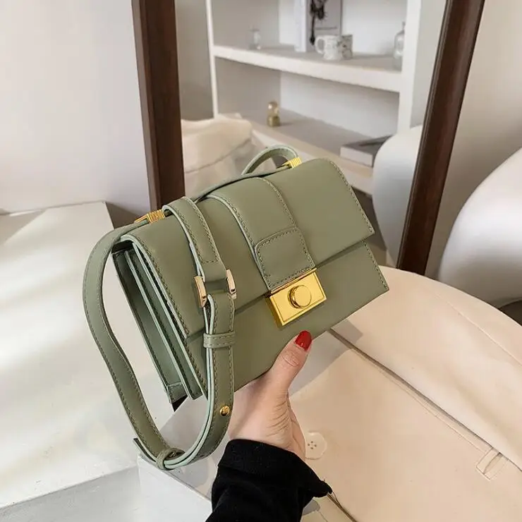 

OBM Wholesale Fashion Handbags Women Chain Sling Bag For Woman Lock Chain Purses, 4 color