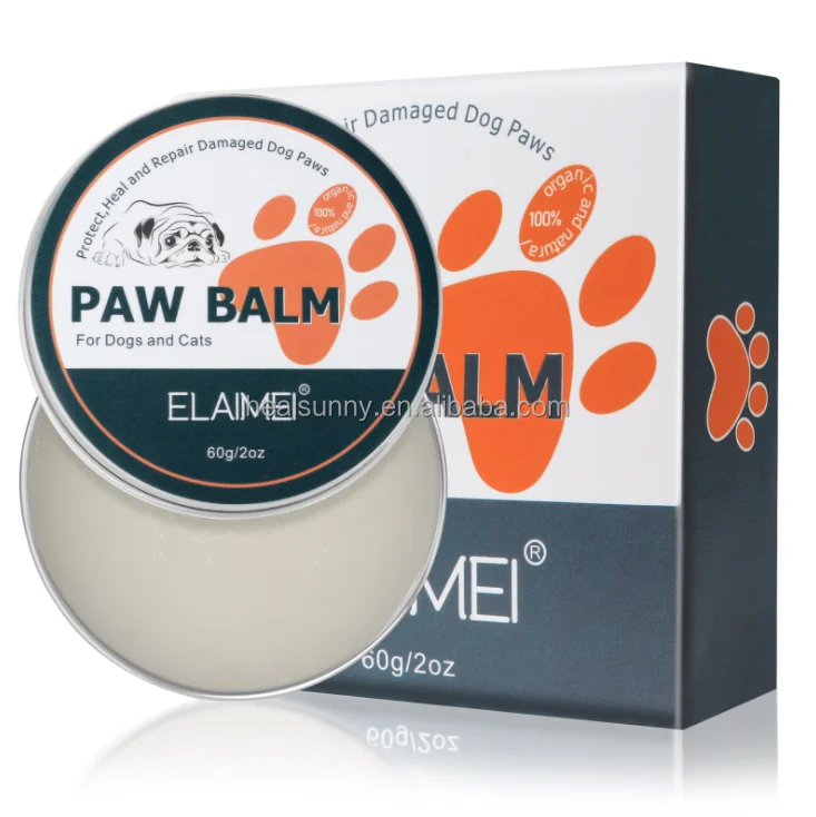 

Private Label organic natural soothing & nourishing repairs paw dog & cat paw protection pet paw balm