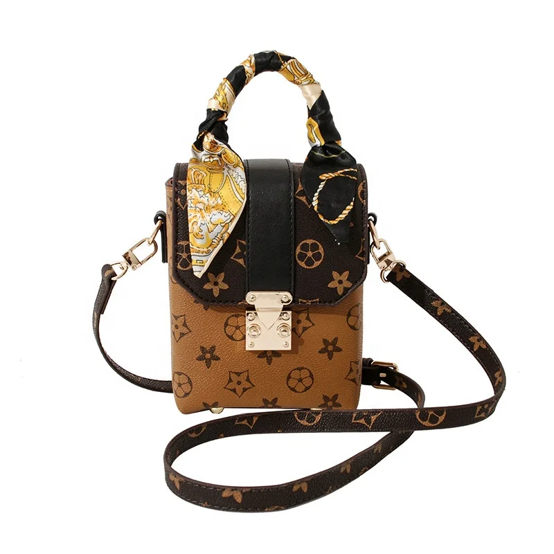 

2021 trendy fashion ladies printed shoulder bags rivet decoration women purse small square women crossbody make up box bag