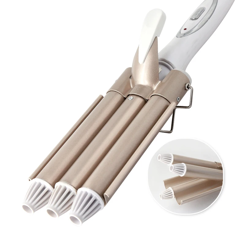 

Hot selling curling iron ceramic three - layer hair curlers