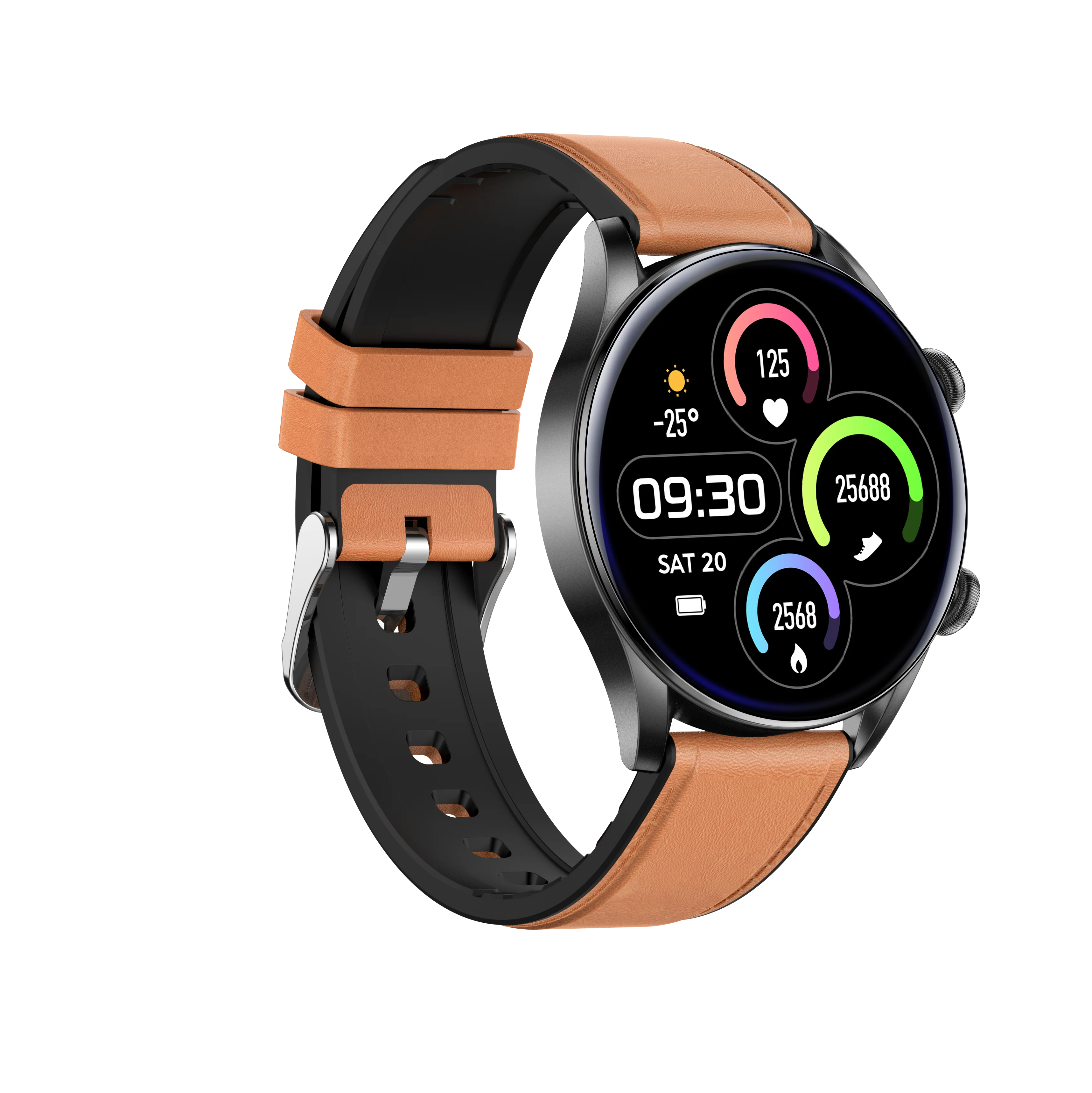 

2022 New Arrival T32S Round Screen Temperature Smartwatch with Phone Calling Heart Rate Health Watches Step Exercise Smart Watch