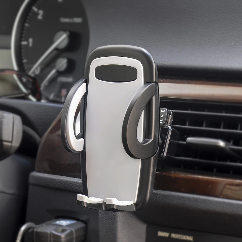 

Car Phone Holder Car Air Conditioning Outlet Navigation Bracket Base Clamp Gps Car Mobile Phone Mount