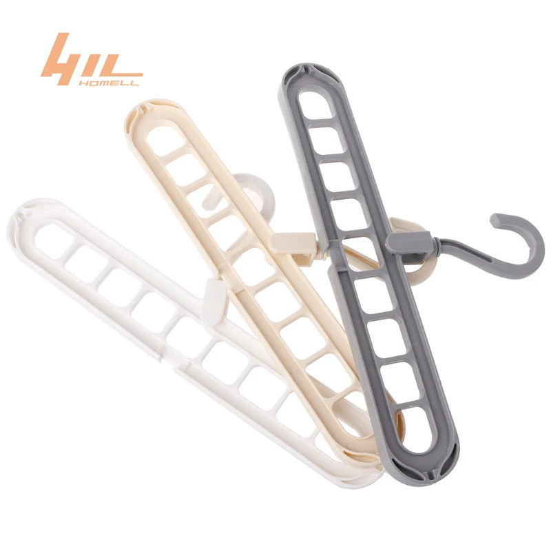 

NEW 3D Space Saving Magic 360 Rotation clothes hanger Clothes Hanger Cabinet Organizer With Hook