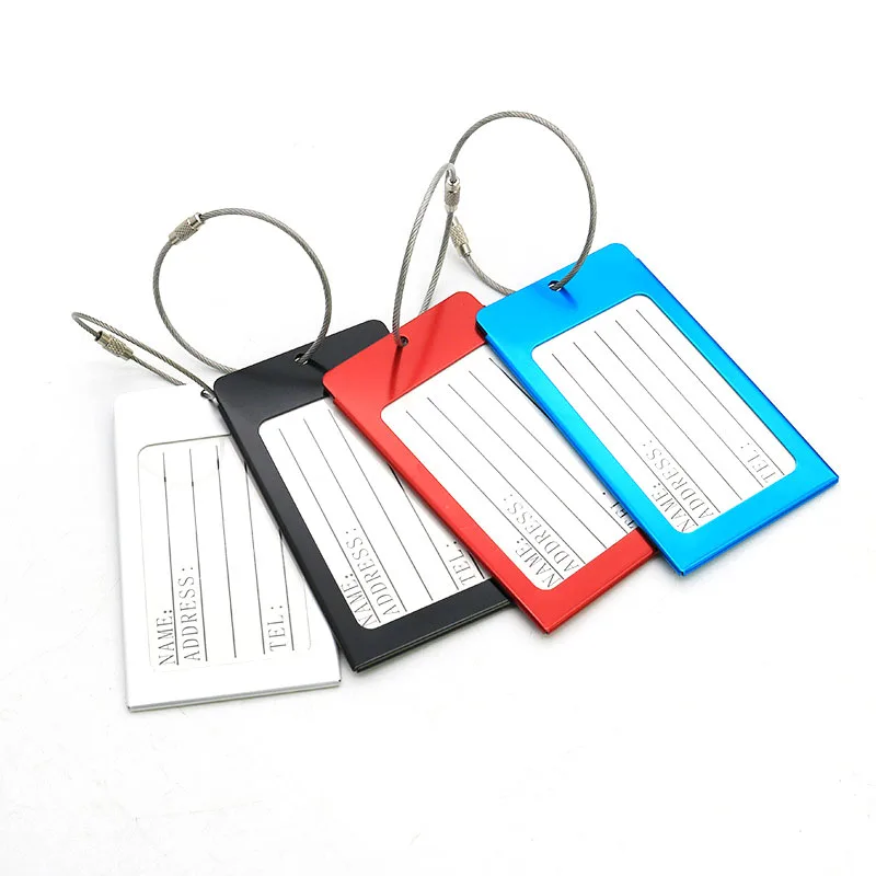 

Mini Order Accept Custom Metal Bag Tags Metal Luggage Tag Travel Tags Luggage