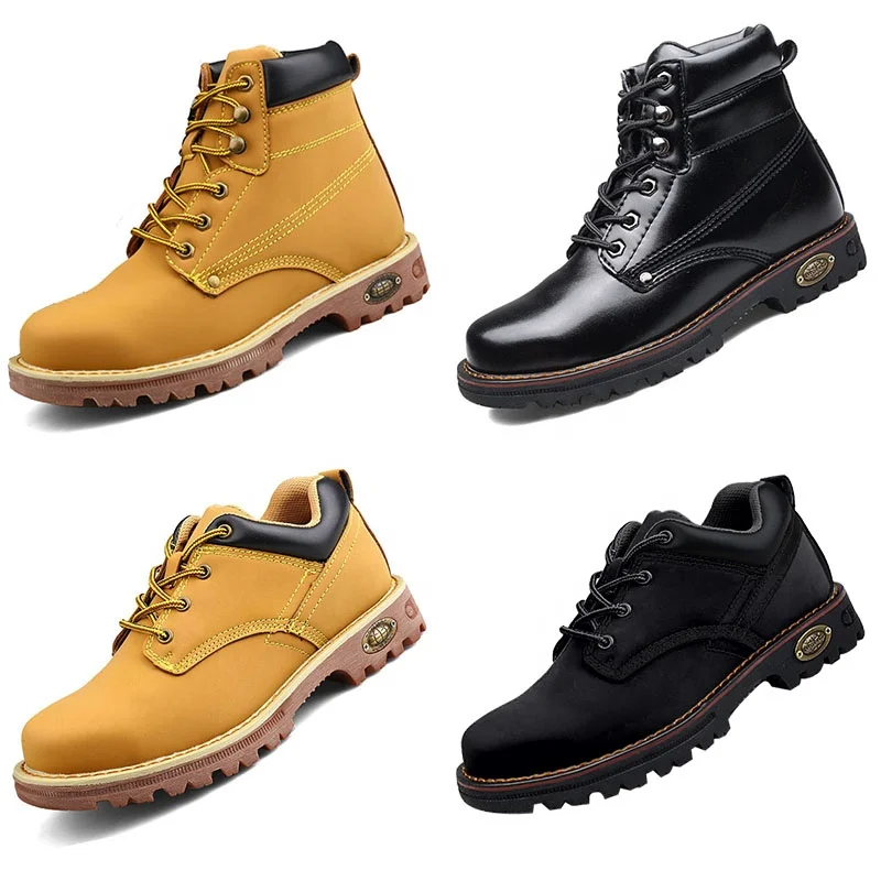 ZG615 SAFETYLEADERS Steel Toe Safety Boots New Design Microfiber Leather Upper Spring Summer Autumn Winter Unisex