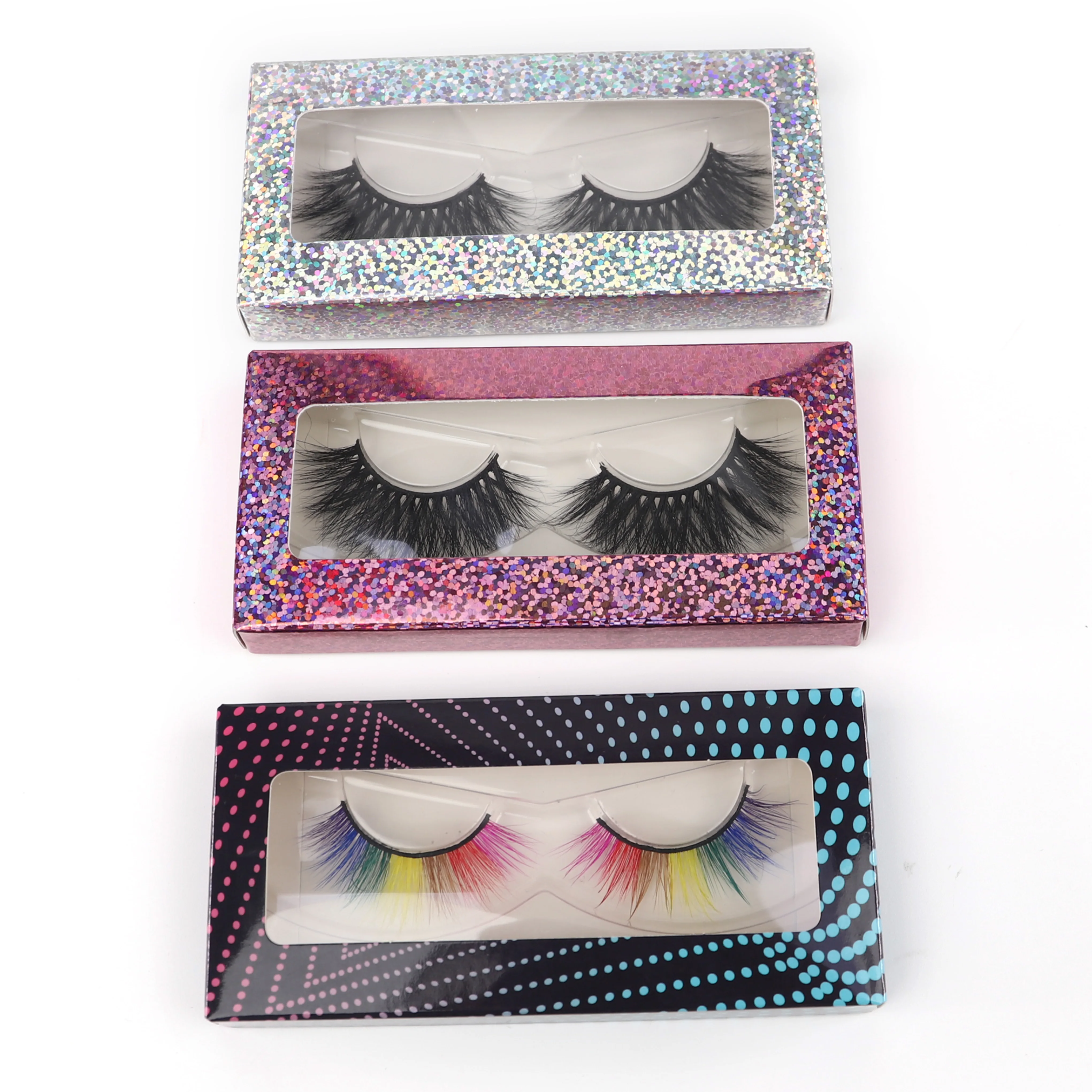 

Own brand Customized packaging Wholesale Vendor 3D Mink Lashes, Natural black