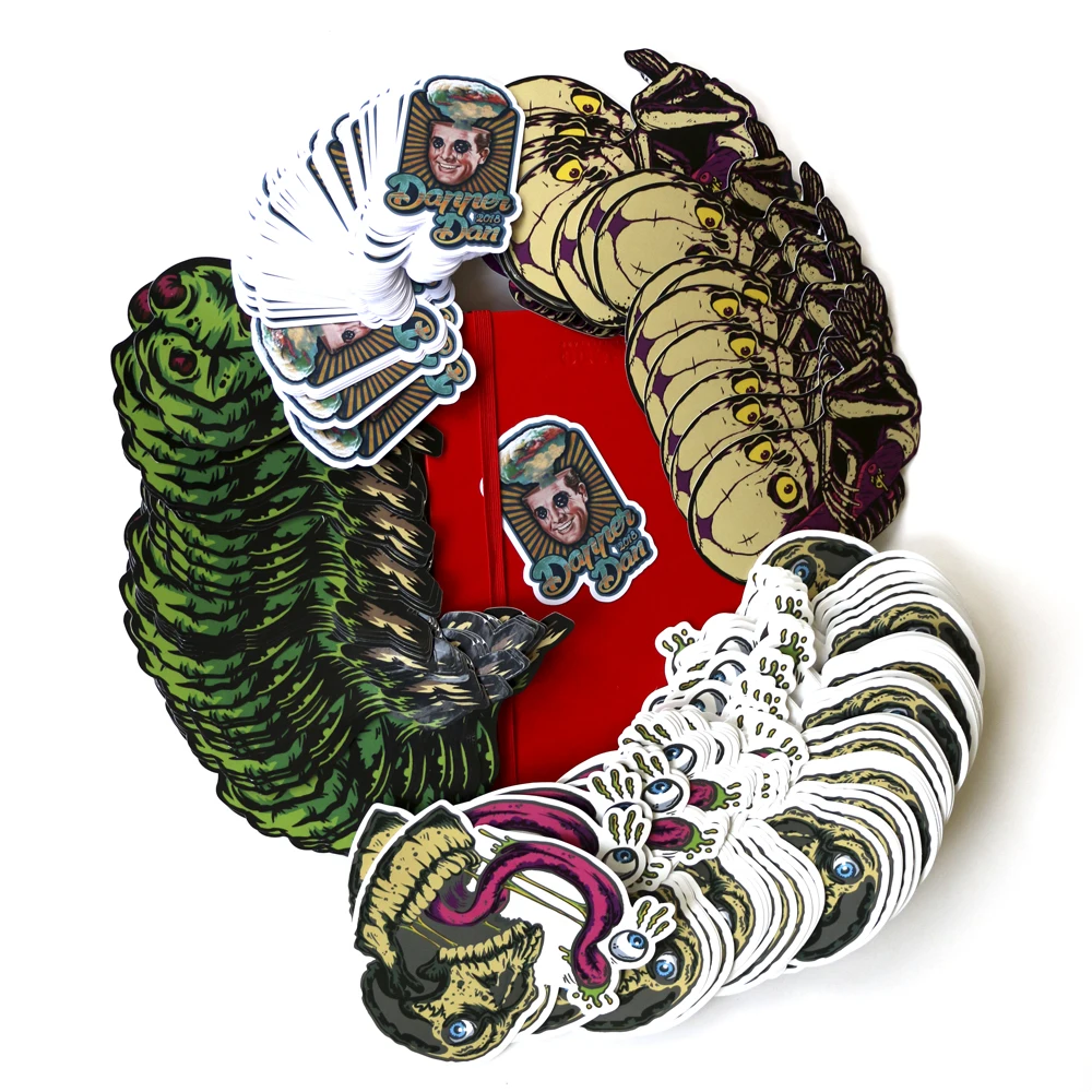 

Custom Printed Waterproof Die Cut Logo Adhesive Vinyl PVC Sticker Custom Adhesive Sticker Printing Custom Sticker