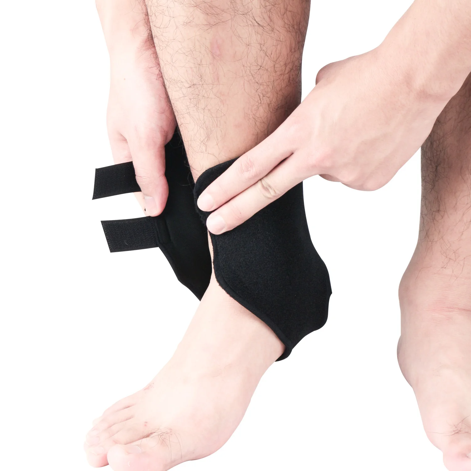 

Sports orthopedic ankle support foot ankle brace adjustable ankle support, Black
