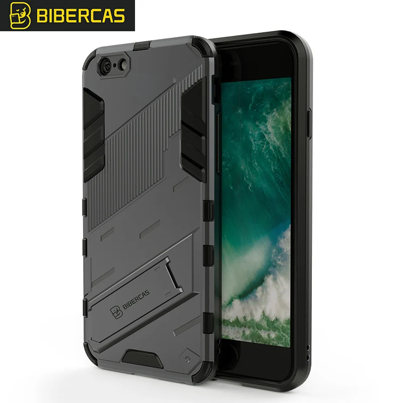 

back cover for IPHONE 6 custom logo design production wholesale shockproof pc tpu airbag Anti-drop and anti-scratch phone case