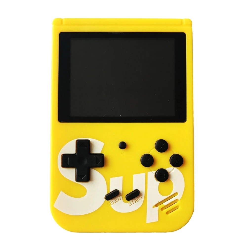 

Portable Handheld SUP Retro Game box Built-in 400 video game with 2-player sup game machine for Kids Boy Gift, Blue / black / red / white / yellow