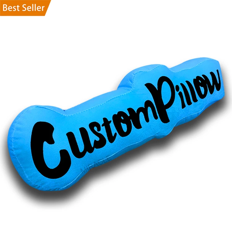 Promotional Logo 2D Shape Travel Throw Pillow Case Polyester Jackurd Cushion Cover Personalized Custom Pillow for Sofa