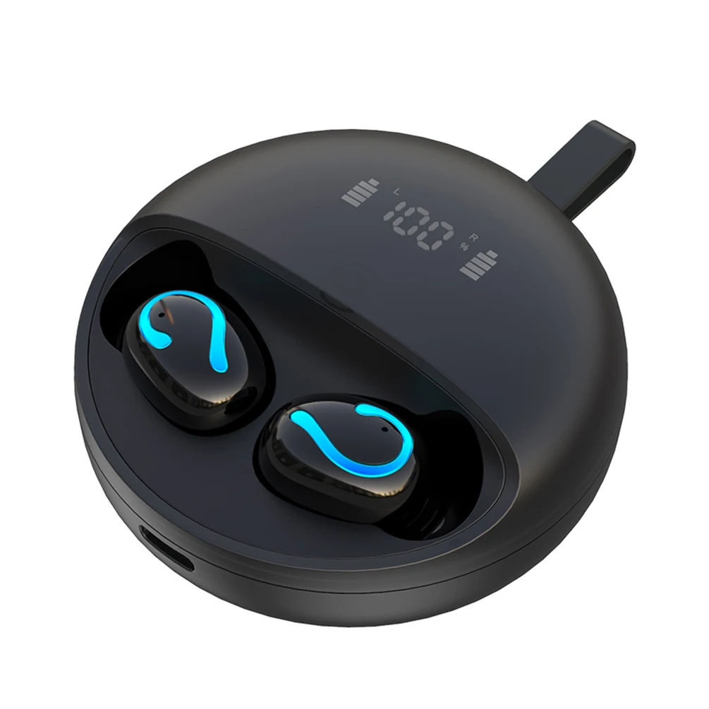 

Wireless Bluetooth IPX Waterproof Deep Bass In Ear Earphone with Case Premium