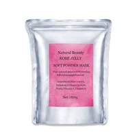 

Private Label Korean Natural Rose Petal Pink Face Jelly Whitening Peel Off Facial Soft Powder Mask