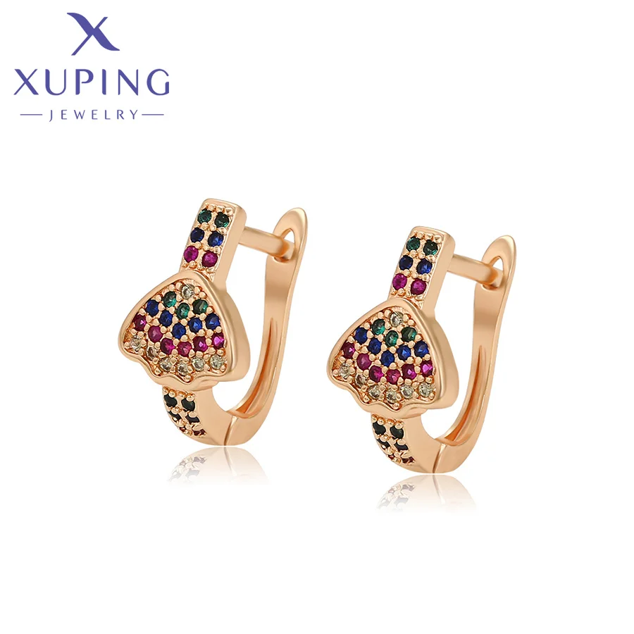 

M&L-14E2341709 Xuping Jewelry luxury elegant earring jewelry gifts best selling 18K gold color trendy special earring