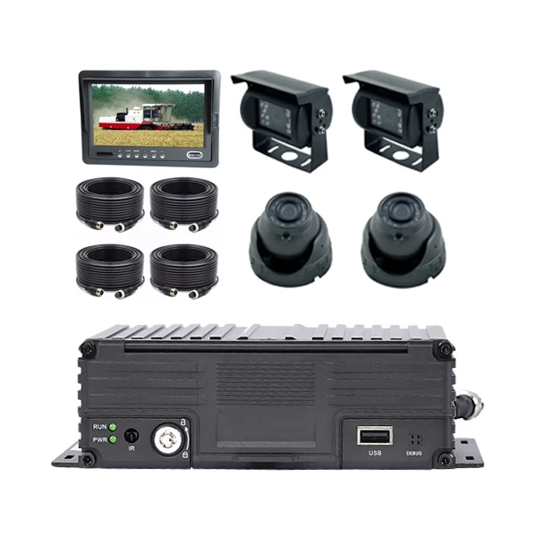 

High quality 4 channel 1080P HDD basic version Mobile DVR MDVR for bus truck taxi