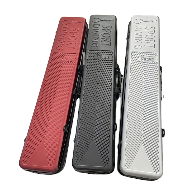 

1.2M freediving carbon fiber long fins box freediving fin case, Black,silver,pink,white