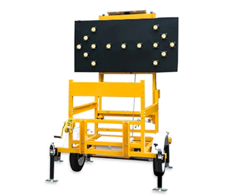 Warning Used Signs High Visibility Sign Hydraulic Lifting Flashing Led Illuminated Arrow Board