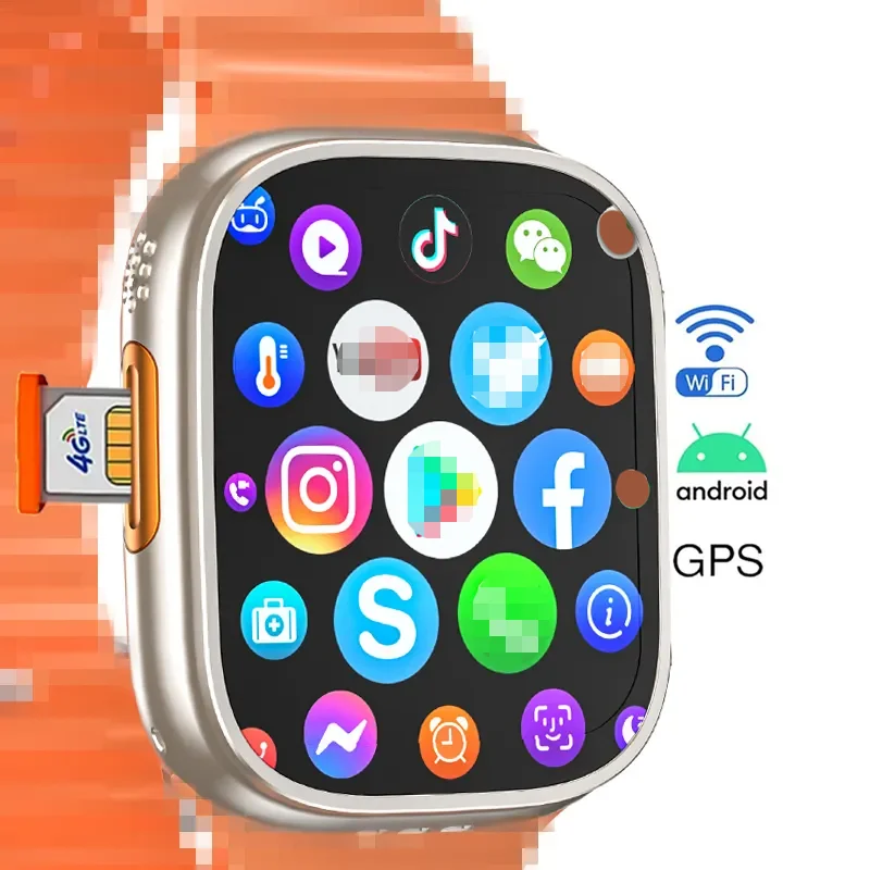 

4G Smartwatch DW88 Ultra Android OS 8.1 Sim Card WiFi 64GB ROM 4GB RAM DW88 DW89 Smart Watch dw88 ultra sim card Smart watches