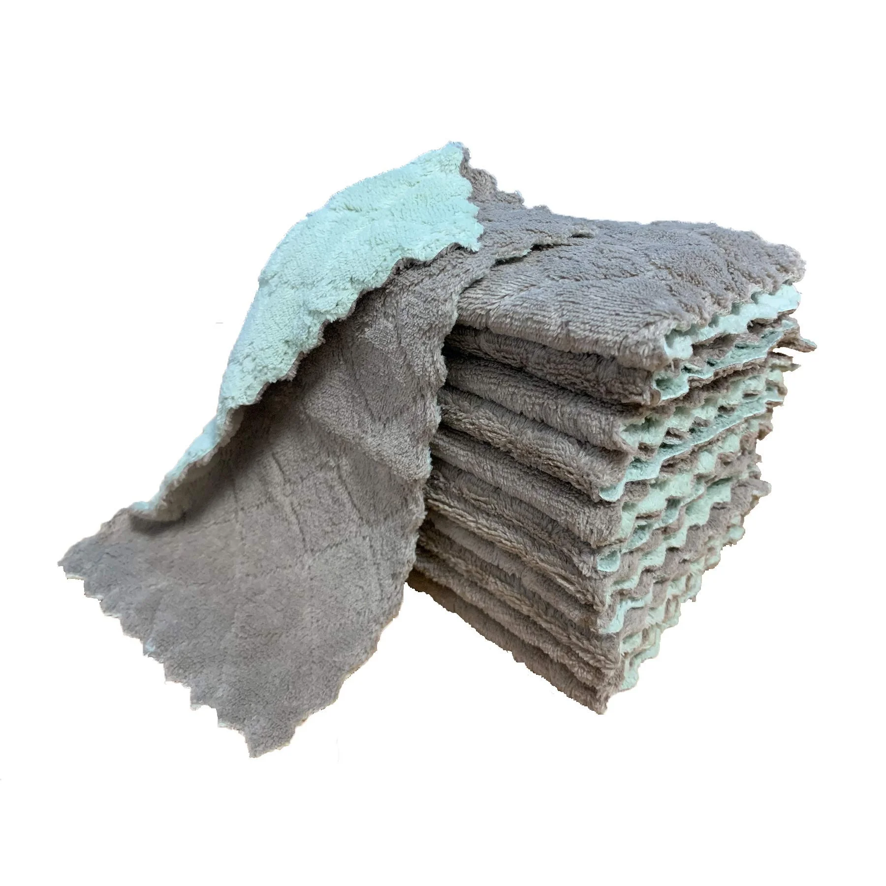 

Microfiber Absorbent Kitchen Dish Cloth Towel,Non-stick Oil Washing Cloth Rag,Household Tableware Cleaning Wiping Tools