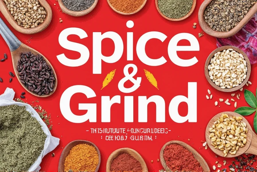 Person grinding spices with a mortar and pestle