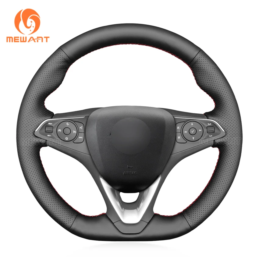 

Hand Stitching Microfiber Leather Steering Wheel Cover for Opel Vauxhall Astra K Corsa E F VXR OPC Combo Grandland Insignia