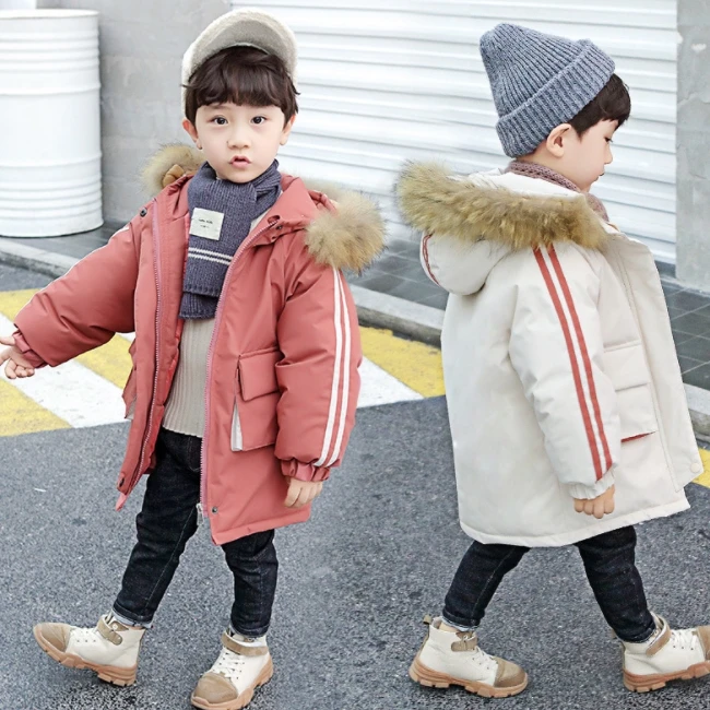
SE7075 Korea fashion new arrival children winter coat hooded boy down jacket kids 