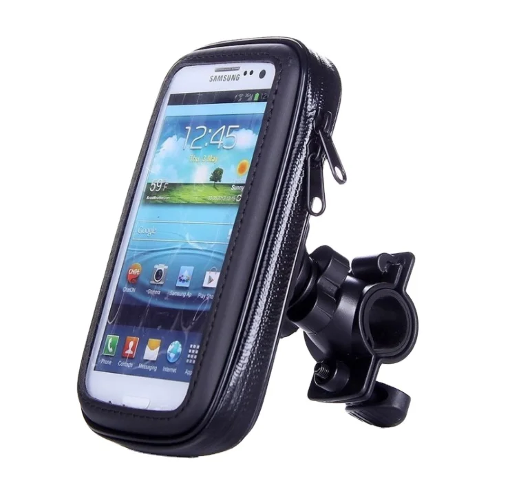

Mobile Phone Stents Portable Waterproof Bike Phone Holder Cell Phone Accessories For Motorbike, Black