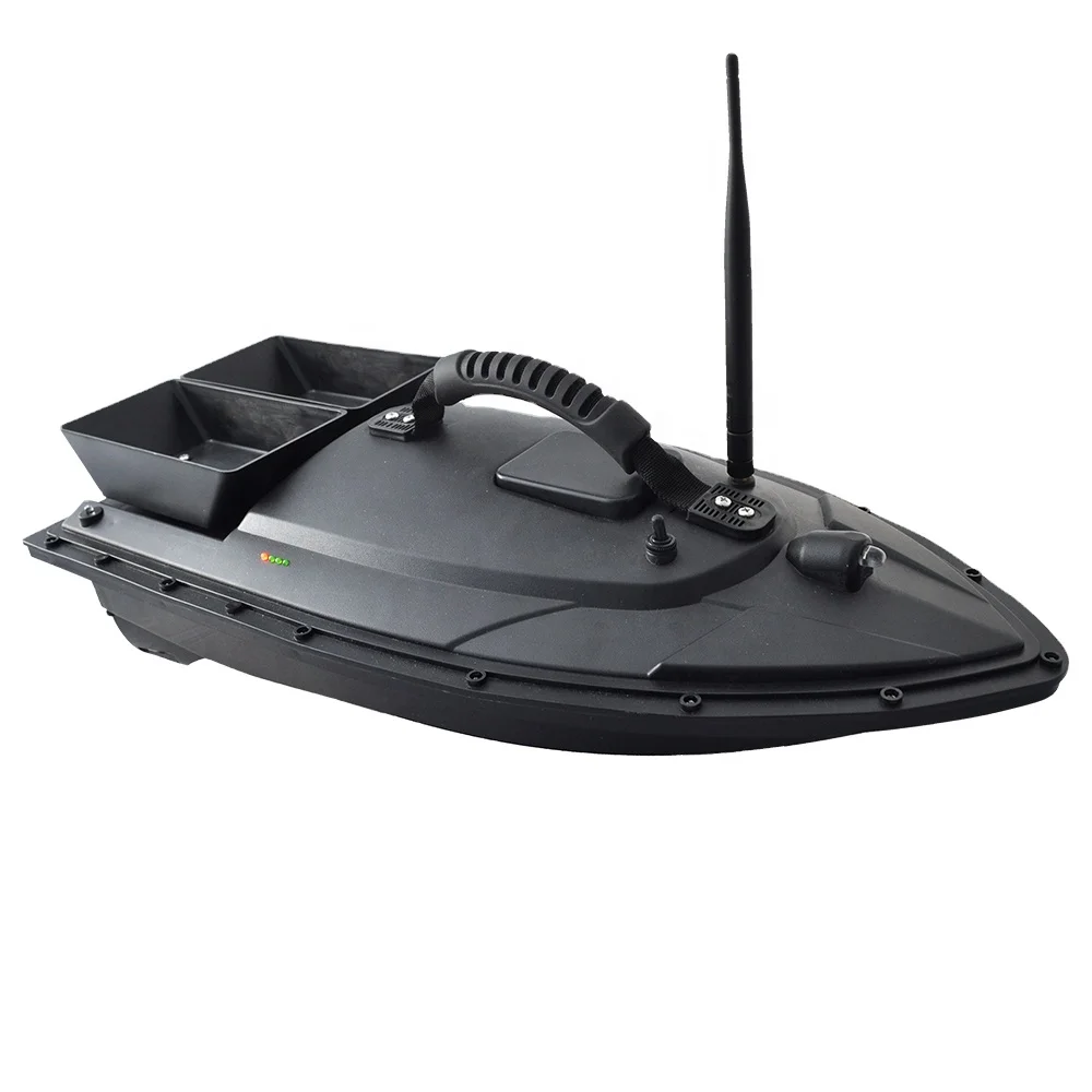 

5th Upgraded New product 500m Mini fast electric fishing bait boat RC Fishing Lure Bait Boat, Black